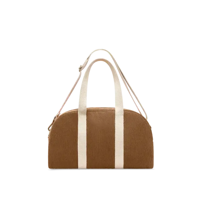 HINDBAG HINDBAG CHARLIE BOWLING BAG VELOURS MACCHIATO