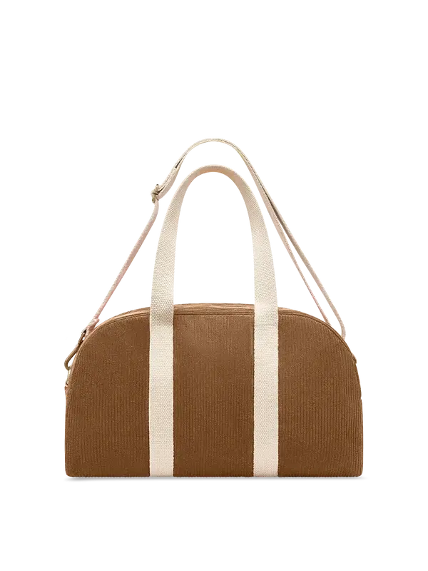 HINDBAG HINDBAG CHARLIE BOWLING BAG VELOURS MACCHIATO