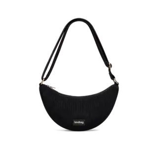 HINDBAG HINDBAG ANDREA VELOURS NOIR