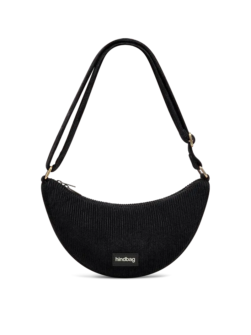 HINDBAG HINDBAG ANDREA VELOURS NOIR