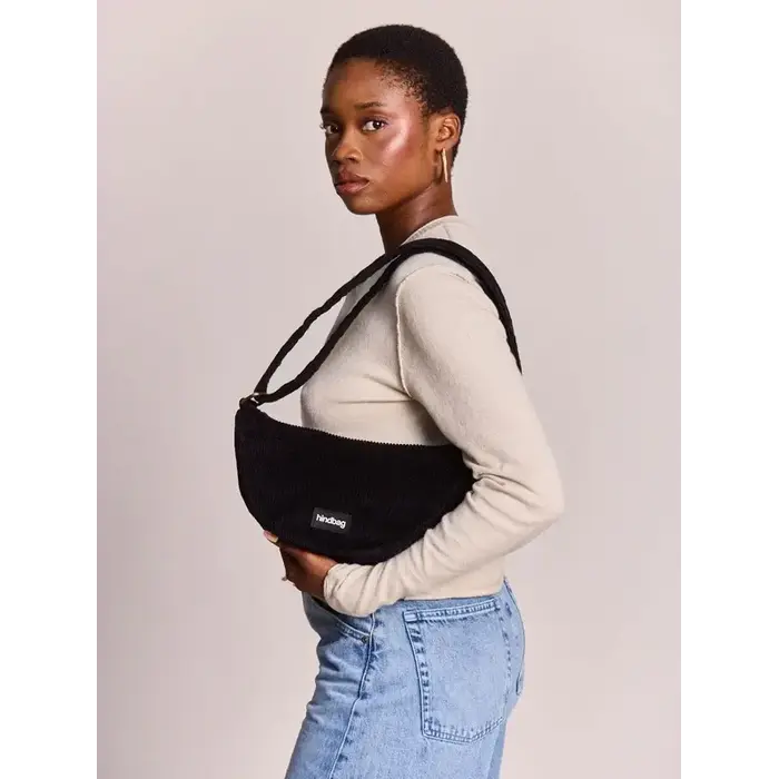 HINDBAG HINDBAG ANDREA VELOURS NOIR