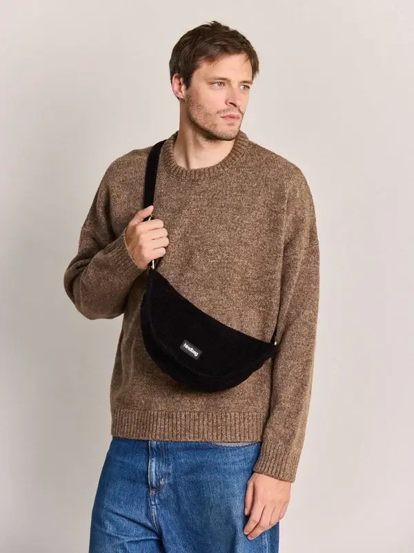 HINDBAG HINDBAG ANDREA VELOURS NOIR