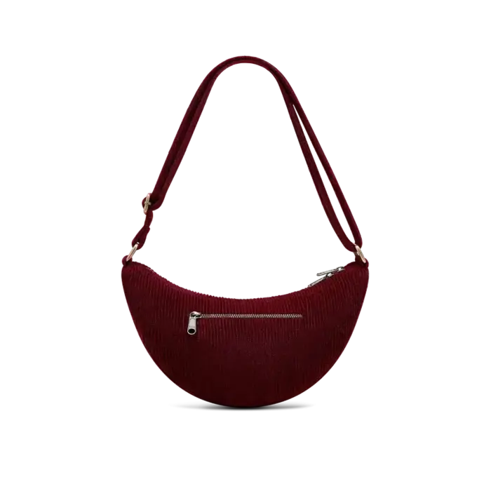 HINDBAG HINDBAG ANDREA VELOURS BORDEAUX