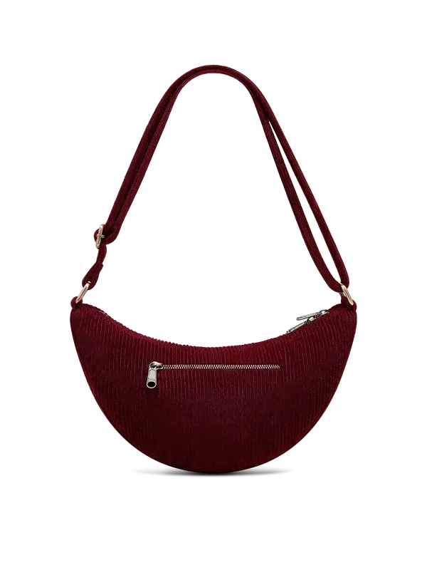 HINDBAG HINDBAG ANDREA VELOURS BORDEAUX