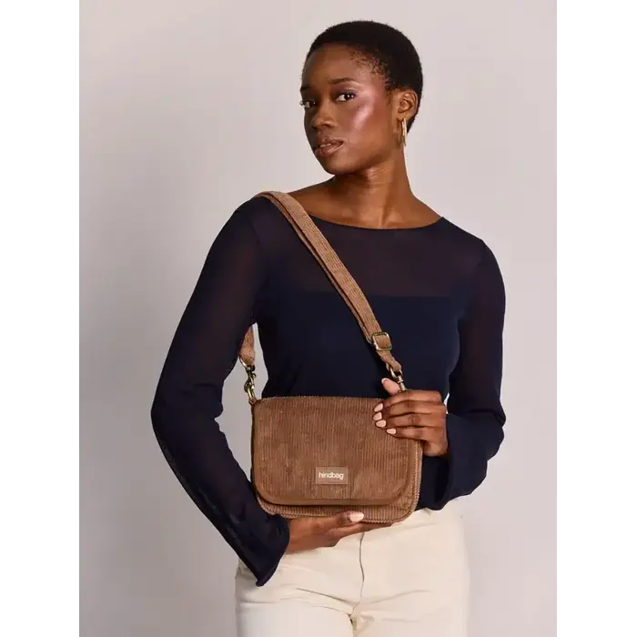 HINDBAG HINDBAG MARGAULT VELOURS MACCHIATO