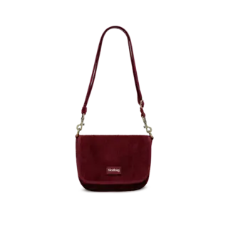 HINDBAG HINDBAG MARGAULT VELOURS BORDEAUX