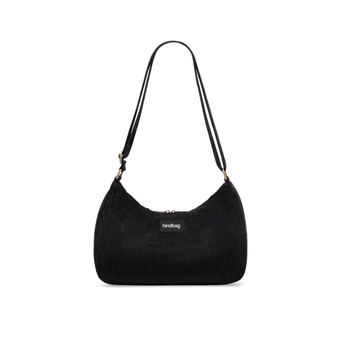 HINDBAG HINDBAG ROSA VELOURS NOIR
