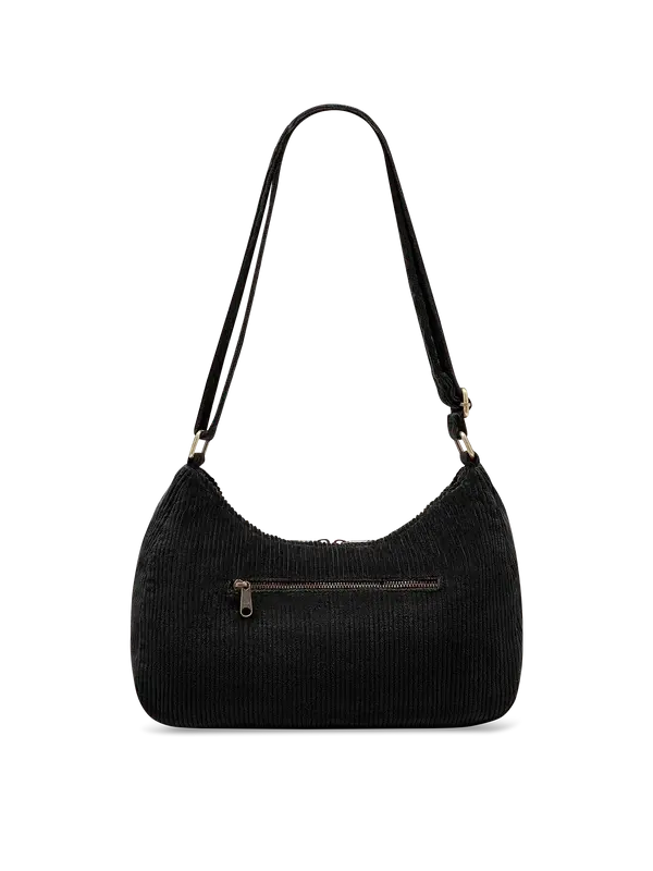 HINDBAG HINDBAG ROSA VELOURS NOIR