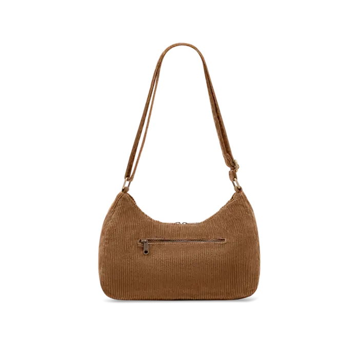 HINDBAG HINDBAG ROSA VELOURS MACCHIATO