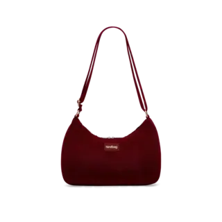 HINDBAG HINDBAG ROSA VELOURS BORDEAUX