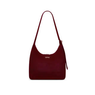 HINDBAG HINDBAG CLAIRE VELOURS BORDEAUX