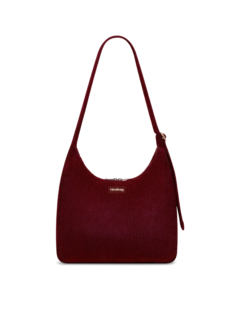 HINDBAG HINDBAG CLAIRE VELOURS BORDEAUX