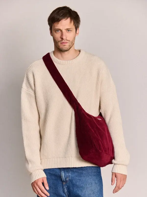 HINDBAG HINDBAG CLAIRE VELOURS BORDEAUX