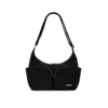 HINDBAG EMILE VELOURS NOIR