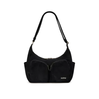 HINDBAG HINDBAG EMILE VELOURS NOIR