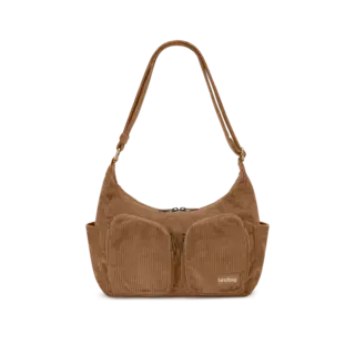HINDBAG HINDBAG EMILE VELOURS MACCHIATO