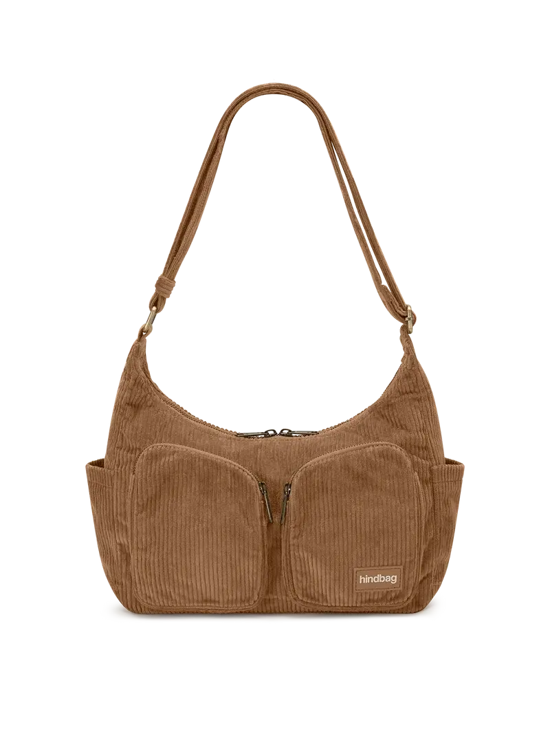 HINDBAG HINDBAG EMILE VELOURS MACCHIATO