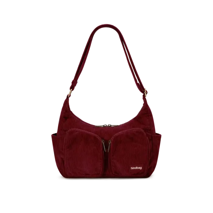 HINDBAG HINDBAG EMILE VELOURS BORDEAUX