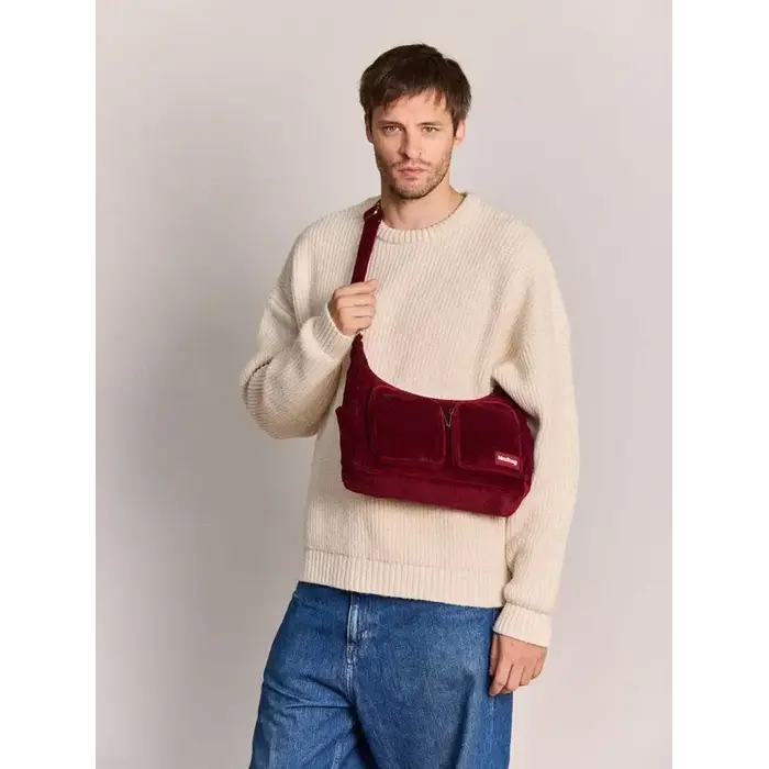 HINDBAG HINDBAG EMILE VELOURS BORDEAUX