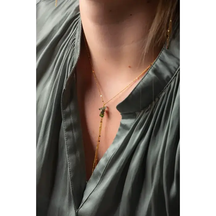 MURIELLE PERROTTI PERROTTI VIRGIL COLLIER GOLD GREEN