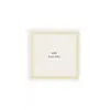 ZUSSS NAPKINS SQUARE VIER ELKE DAG WHITE / OCHRE
