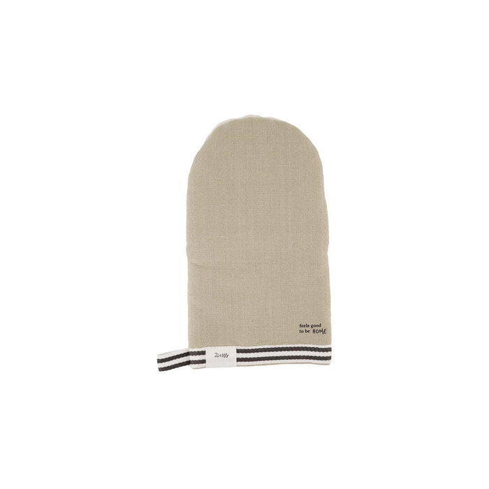 ZUSSS ZUSSS OVEN MITT HAPPINESS SAND