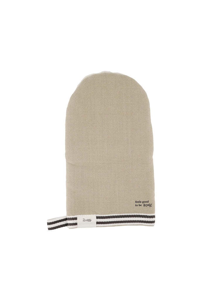 ZUSSS ZUSSS OVEN MITT HAPPINESS SAND