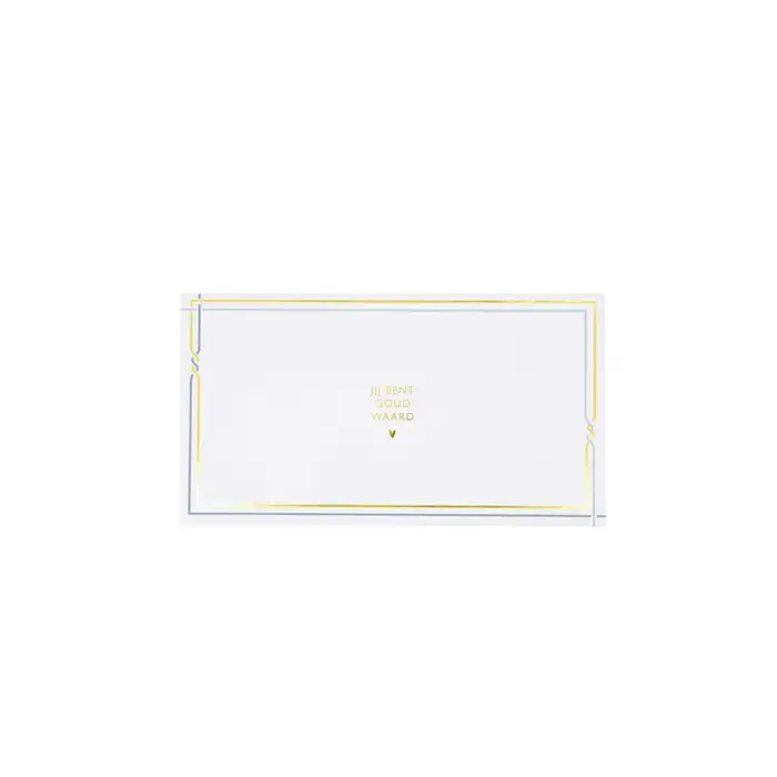 ZUSSS ZUSSS GIFTSET JIJ BENT GOUD WAARD WHITE / GOLD / BLUE