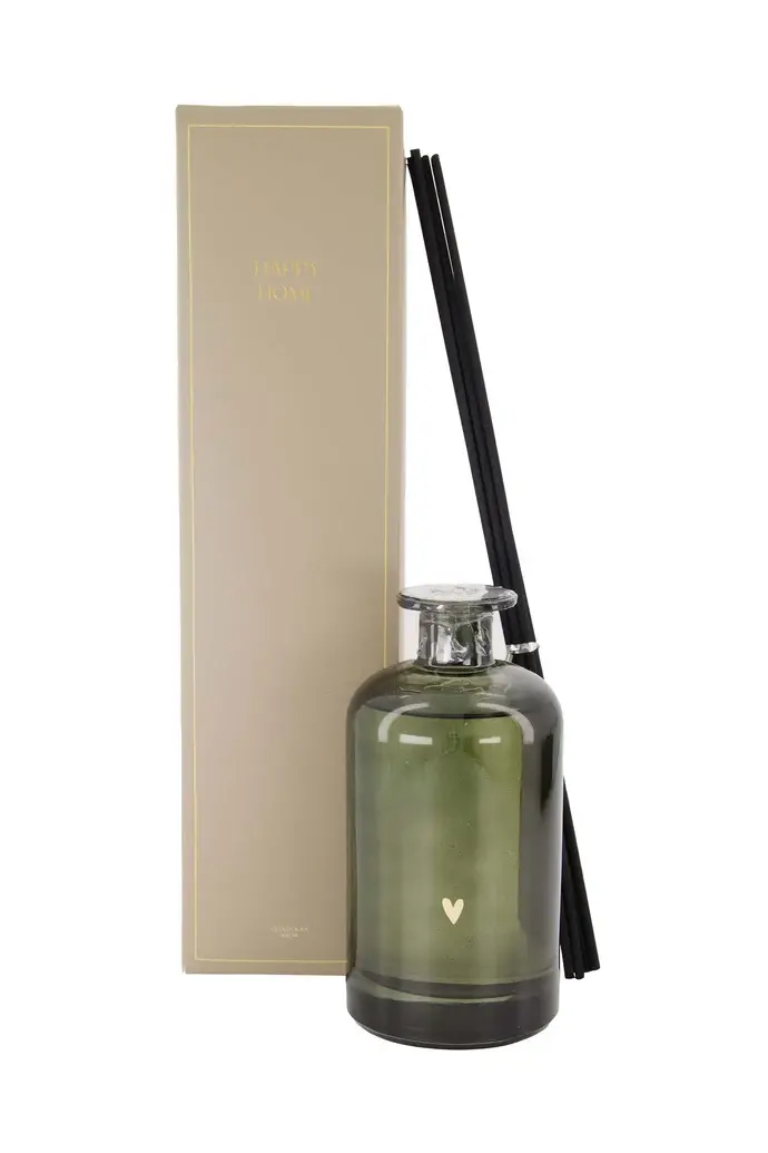 ZUSSS ZUSSS REED DIFFUSER HAPPY HOME 500ML DARK GREEN