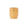 ZUSSS TEALIGHT HOLDER CERAMIC HEARTS CAMEL