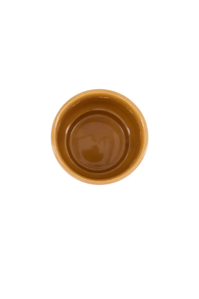 ZUSSS ZUSSS TEALIGHT HOLDER CERAMIC HEARTS CAMEL