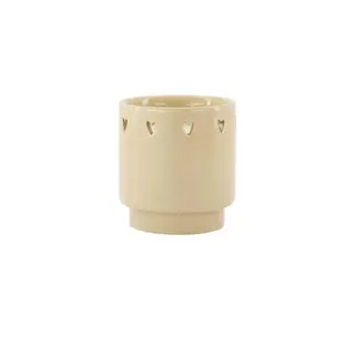ZUSSS ZUSSS SCENTED CANDLE CERAMIC HEARTS SAND