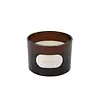 ZUSSS SCENTED CANDLE GLASS THINKING OF YOU DARK BROWN