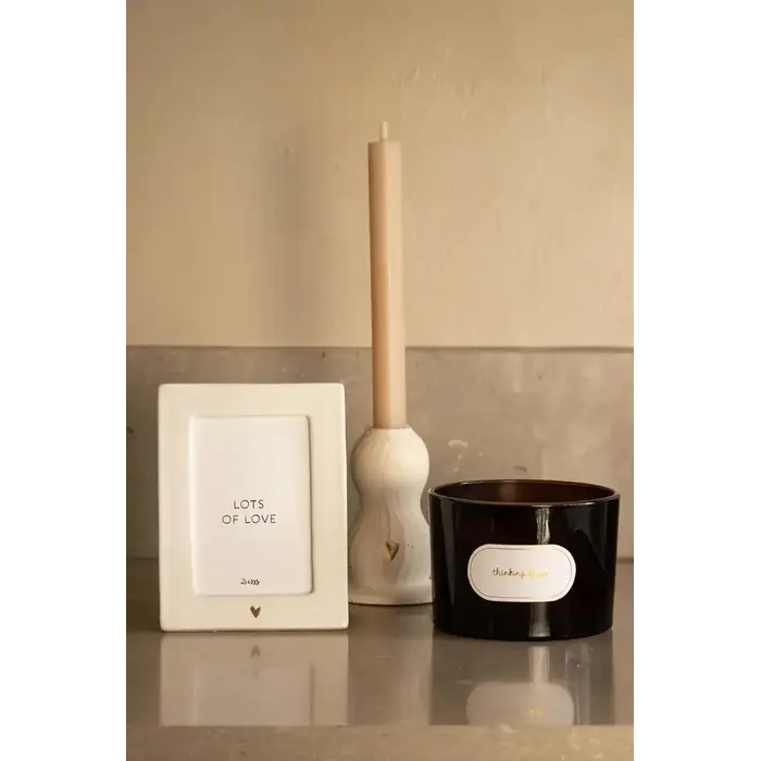 ZUSSS ZUSSS SCENTED CANDLE GLASS THINKING OF YOU DARK BROWN