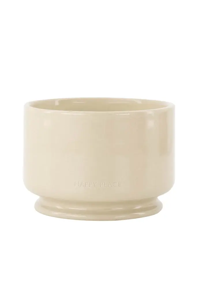 ZUSSS ZUSSS SCENTED CANDLE CERAMIC HAPPY PLACE SAND