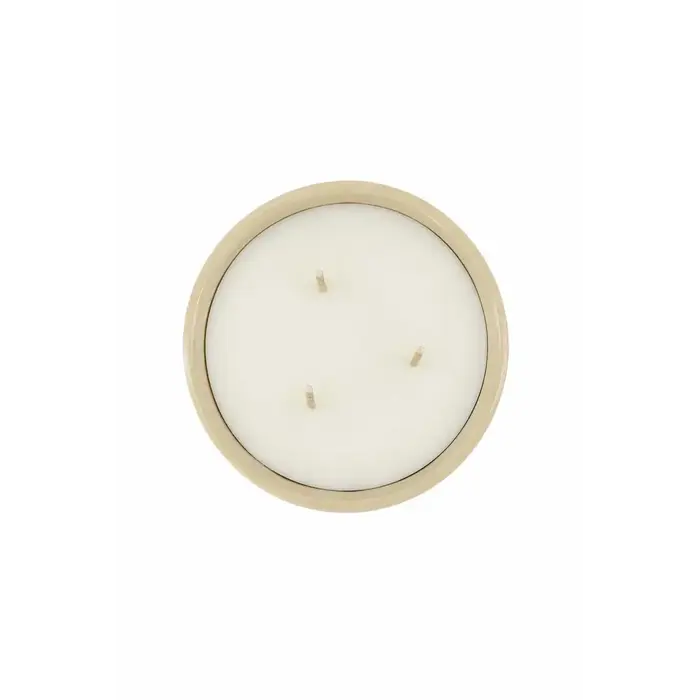 ZUSSS ZUSSS SCENTED CANDLE CERAMIC HAPPY PLACE SAND