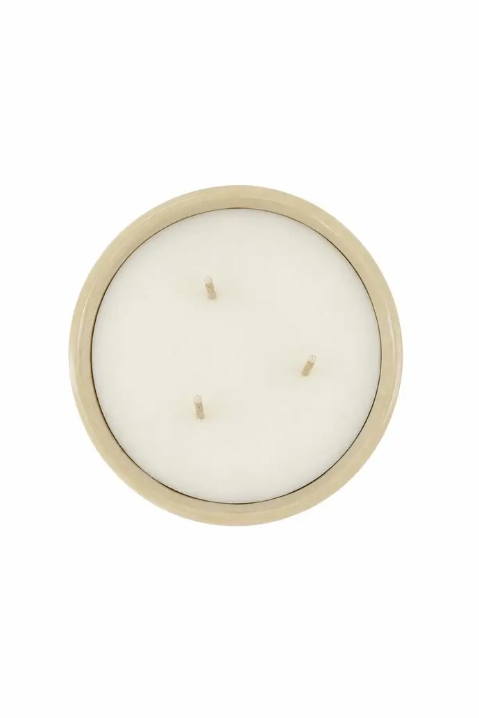 ZUSSS ZUSSS SCENTED CANDLE CERAMIC HAPPY PLACE SAND