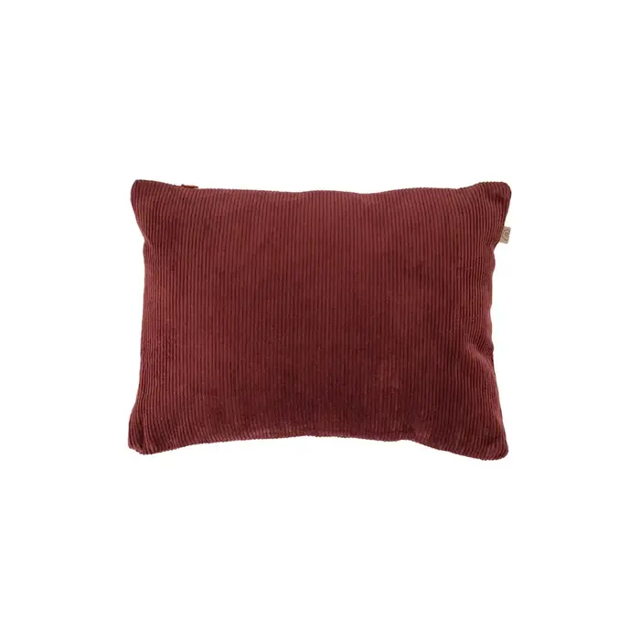 ZUSSS ZUSSS CUSHION ENJOY THE MOMENT 35X25CM DARK RED