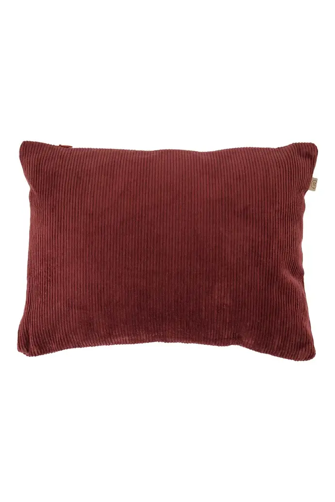 ZUSSS ZUSSS CUSHION ENJOY THE MOMENT 35X25CM DARK RED
