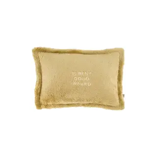 ZUSSS ZUSSS CUSHION FLUFFY JIJ BENT GOUD WAARD 35X25CM OCHRE