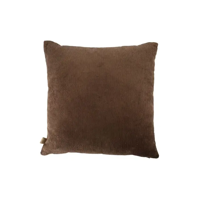 ZUSSS ZUSSS CUSHION HAPPY HOME 45X45CM DARK BROWN