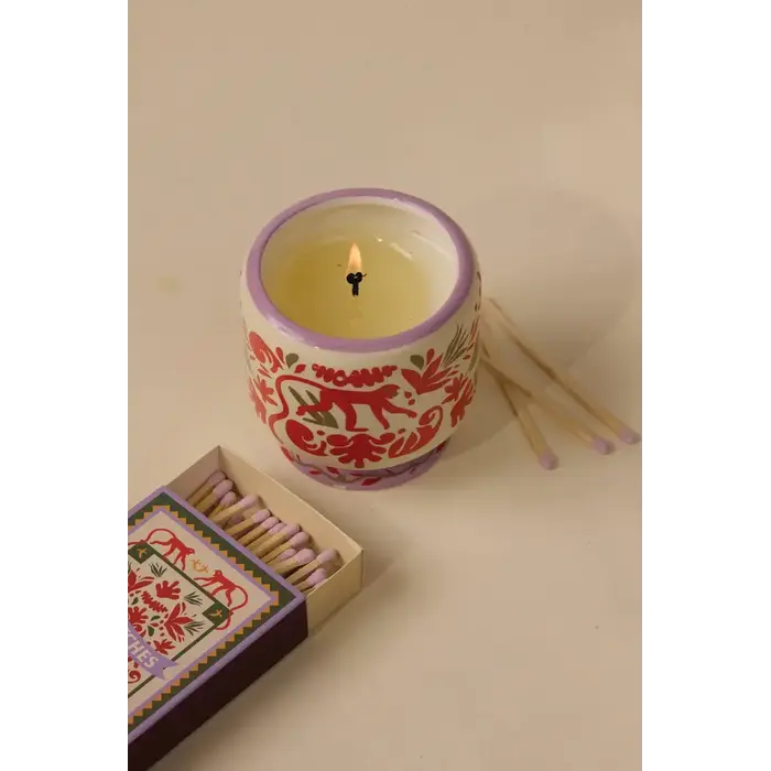 PADDYWAX PADDYWAX A DOPO BOXED MATCHES PEACOCK BLUE