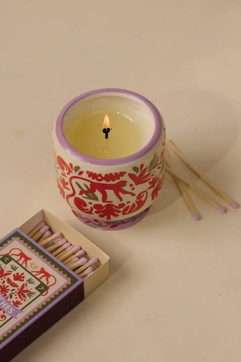 PADDYWAX PADDYWAX A DOPO BOXED MATCHES PEACOCK BLUE