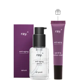 RAY RAY ANTI AGING SERUM + GRATIS OOG EN LIPCONTOURCREME