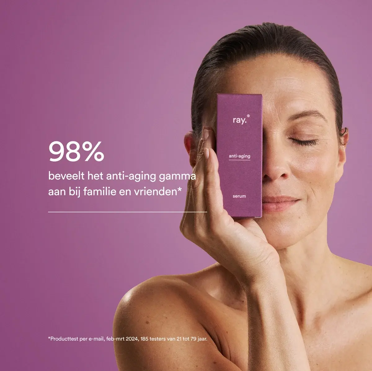 RAY RAY ANTI AGING SERUM + GRATIS OOG EN LIPCONTOURCREME