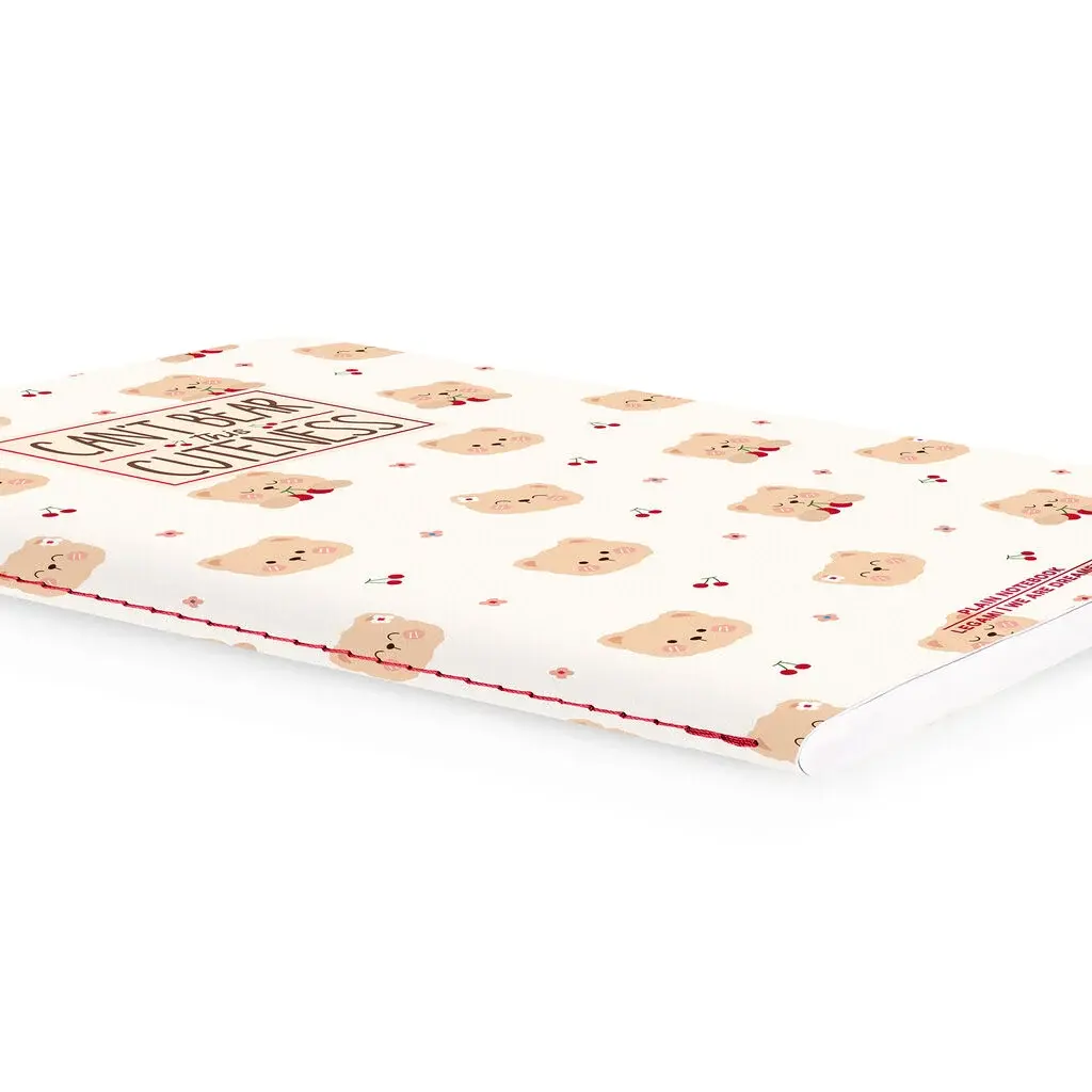LEGAMI LEGAMI NOTEBOOK TEDDY CHERRY MEDIUM LINED