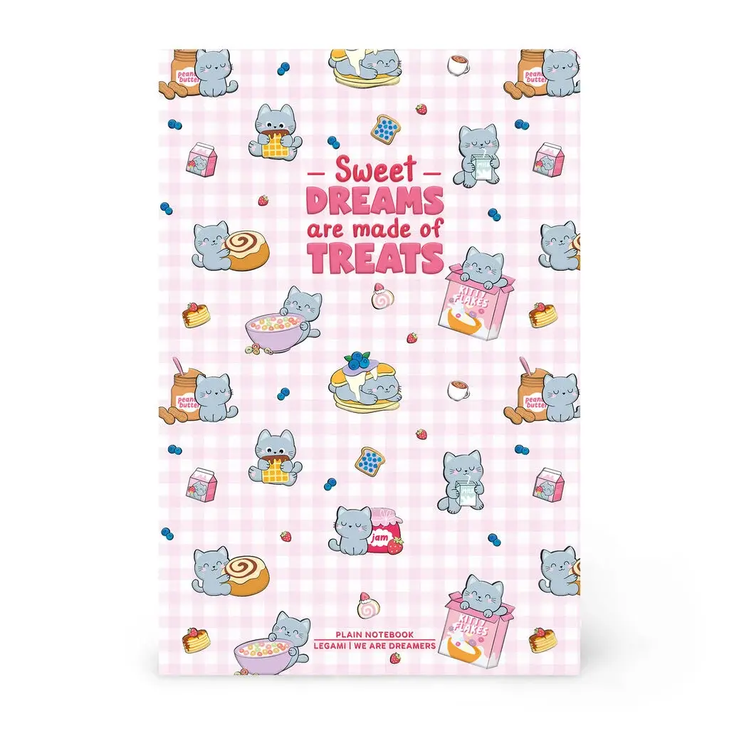 LEGAMI LEGAMI NOTEBOOK KITTY BREAKFAST MEDIUM LINED