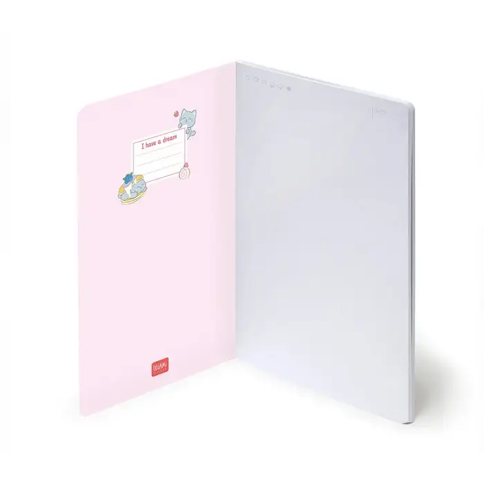 LEGAMI LEGAMI NOTEBOOK KITTY BREAKFAST MEDIUM LINED