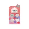 LEGAMI SET OF 4 MINI HAIR CLIPS KITTY