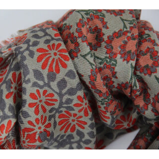 LES BELLES VAGABONDES BELLES VAGABONDES LAINE ARLES ORANGE(170 x 80 CM)